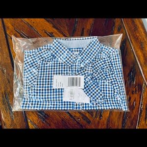 NWT toddler plaid button down